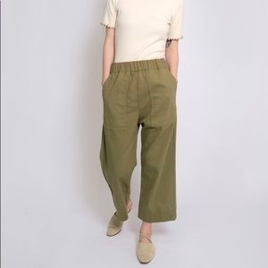 Micaela Greg Utility Pant - Green Tea - Small